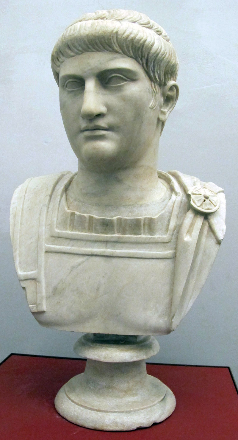 Buste d'Othon, deuxième empereur de l'année des quatre empereurs.